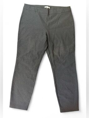 Y2K VTG Nanette Lepore Black Gold Pin Stripe Mid-Rise Capri Pants Punk Office XL